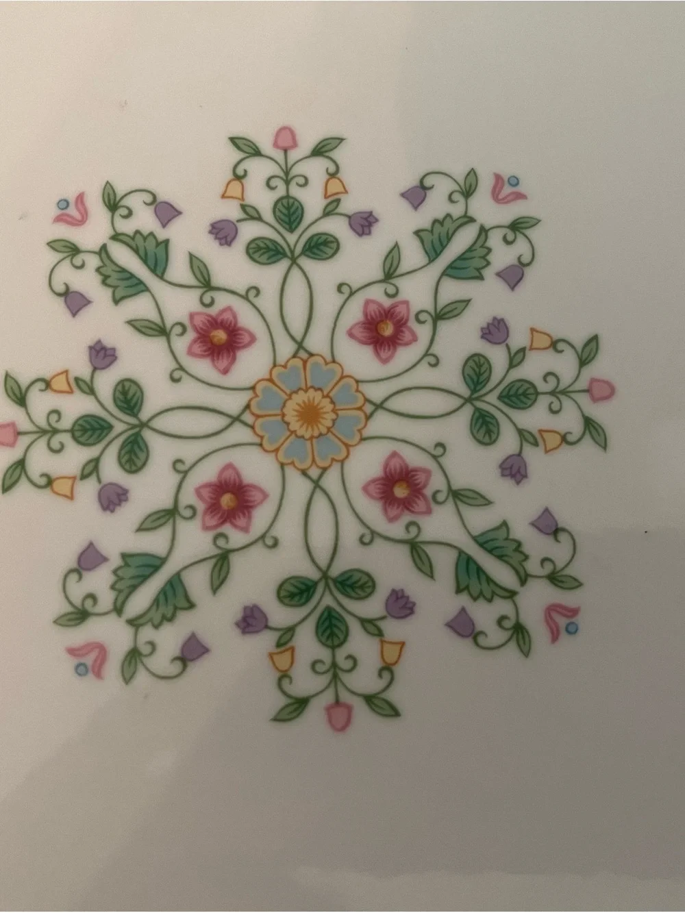 LENOX Village Decorative Cake Plate, Vintage 1990s